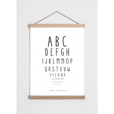 Synstavle ABC & tal med navn