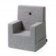 By KlipKlap Børnestol XL, Multi grey w. grey