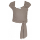 Aldoria Strækvikle, Bambus soft, Dark taupe