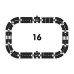 WayToPlay Bilbane i gummi, 16 dele, Expressway