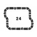 WayToPlay Bilbane i gummi, 24 dele, Highway