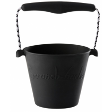 Scrunch silikone spand, Sort