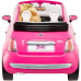 Barbie bil, Fiat 500 med dukke, Pink