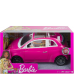 Barbie bil, Fiat 500 med dukke, Pink