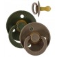 BIBS Colour sutter, hunter green/dark oak, str. 2, 2 stk.