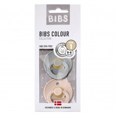 BIBS Colour sutter, cloud/blush, str. 1, 2 stk.