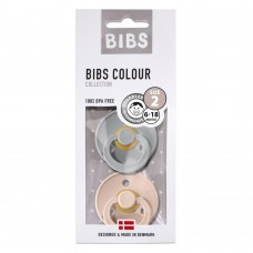 BIBS Colour sutter, cloud/blush, str. 2, 2 stk.