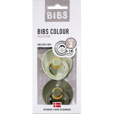 BIBS Colour sutter, sage/hunter green, str. 2, 2 stk.