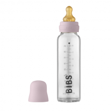 BIBS Sutteflaske, komplet sæt, Dusky lilac, 225 ml