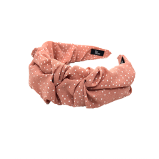 Bows by Stær Bella Hårbøjle, Rosa med prikker