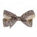 Bows by Stær Sløjfe, 8 cm, Leopard sort/brun