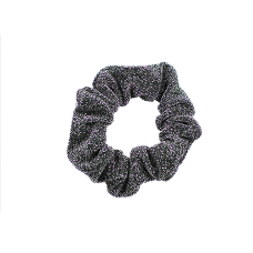 Bows by Stær Scrunchie, glitter silver