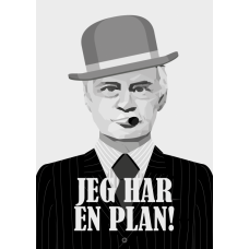 Citatplakat Jeg har en plan! plakat, S