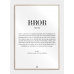 Citatplakat Bror definition plakat, M
