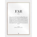 Citatplakat Far definition plakat, M