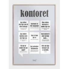Dialægt Plakat, Kontoret plakat, M