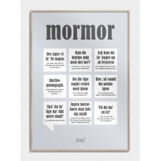 Dialægt Plakat, Mormor plakat, M 