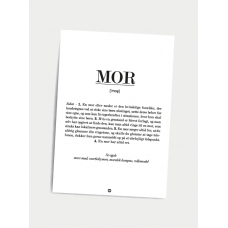 Citatplakat Mor definition, A5 kort