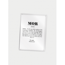 Citatplakat Mor definition, A7 kort