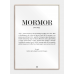 Citatplakat Mormor definition plakat, M