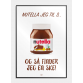 Citatplakat Nutella jeg til 3 plakat, M