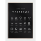 Vaskeguide plakat - Symbol guide, S (29,7x42, A3)