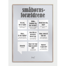 Dialægt Plakat, Småbørnsforældrene plakat, M