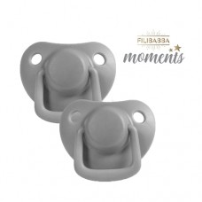 Filibabba Sutter, 0-6 mdr., Dark Grey, 2 stk.