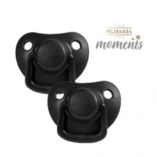 Filibabba Sutter, 0-6 mdr., Black, 2 stk.