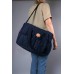 Filibabba Pusletaske, quilt dark blue