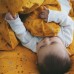 Filibabba Baby sengetøj, stars golden mustard