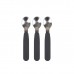 Filibabba Silikone skeer, Stone grey, 3 stk.