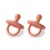 Filibabba Sutter, Silikone, 0-36 mdr., Coral, 2 stk.