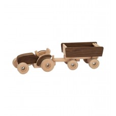 Goki Traktor med trailer, mørk natur