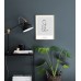 Fødselsplakat, grey - @JACKIENAVARRO