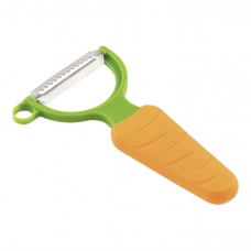Kinderkitchen Børne gulerodsskræller, orange/grøn