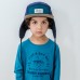 Lil' Boo Kasket, Corduroy block 5-panel med ører, Grøn, Str. L, 4-7 år