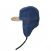 Lil' Boo Kasket, Corduroy block 5-panel med ører, Grøn, Str. L, 4-7 år