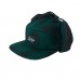 Lil' Boo Kasket, Wool 5-panel med ører, Grøn/Sort, Str. M, 1,5-3 år