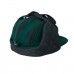 Lil' Boo Kasket, Wool 5-panel med ører, Grøn/Sort, Str. M, 1,5-3 år