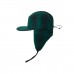 Lil' Boo Kasket, Wool 5-panel med ører, Grøn/Sort, Str. M, 1,5-3 år