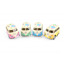 Magni VW Folkevogns minibus, lyserød