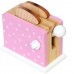Magni Toaster, pink med prikker