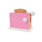 Magni Toaster, pink med prikker