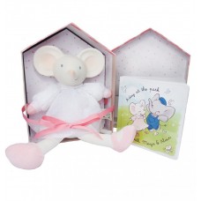 Meiya & Alvin Bamse, Mini Meiya med gummihoved og bog 
