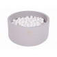 MeowBaby Boldbassin rund, light grey, 300 bolde