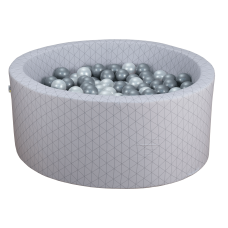 Misioo Boldbassin, light grey, geometry, 90x40x5cm