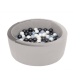Misioo Boldbassin med 150 bolde, grey velvet, 90x30x5cm