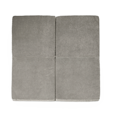 Misioo Legemåtte firkant, grey velvet