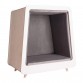 Misioo Nest small, grey velvet